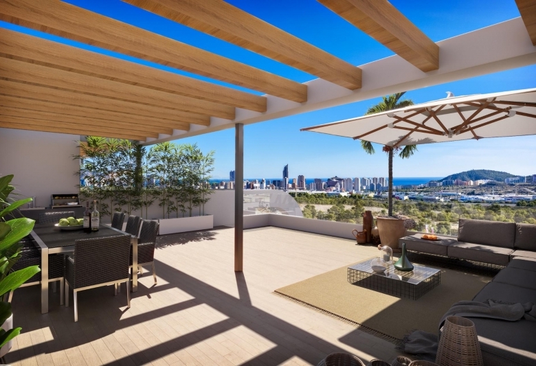 Ático en venta obra nueva con garaje en Finestrat