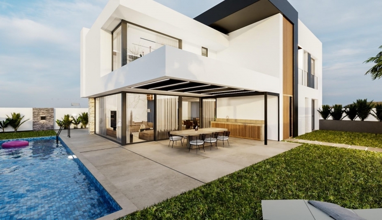 Villa de lujo en venta obra nueva zona playa La Zenia