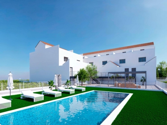 Casa adosada obra nueva en venta con piscina en Rafal