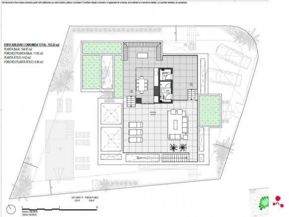 Villa obra nueva en venta con piscina en Los Alcázares