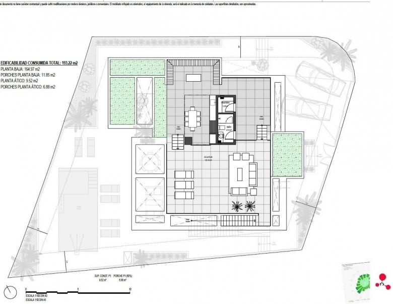 Villa obra nueva en venta con piscina en Los Alcázares