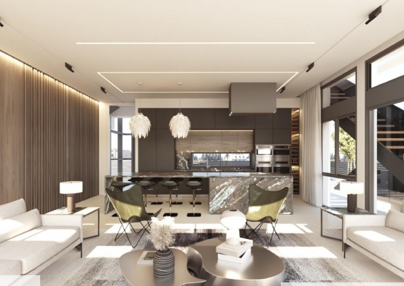 Villa obra nueva en venta con piscina en Los Alcázares