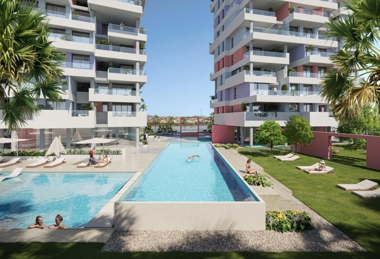 Ático en venta obra nueva con piscina y garaje en Calpe