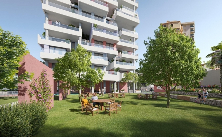 Ático en venta obra nueva con piscina y garaje en Calpe