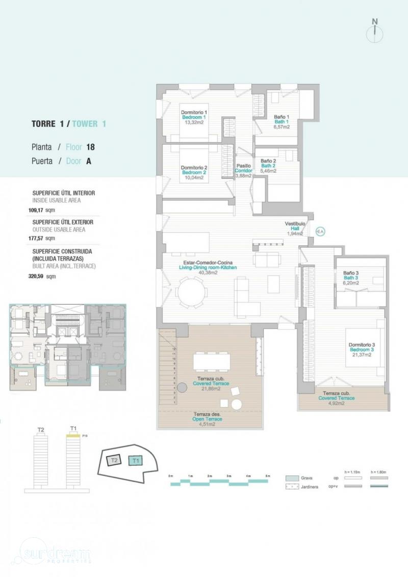 g_40942-15-14 Ático en venta obra nueva con piscina y garaje en Calpe