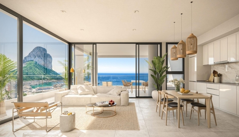 Ático en venta obra nueva con piscina y garaje en Calpe
