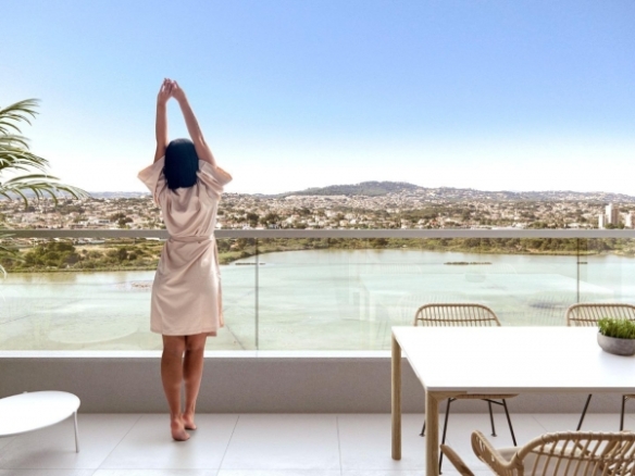 Ático en venta obra nueva con piscina y garaje en Calpe