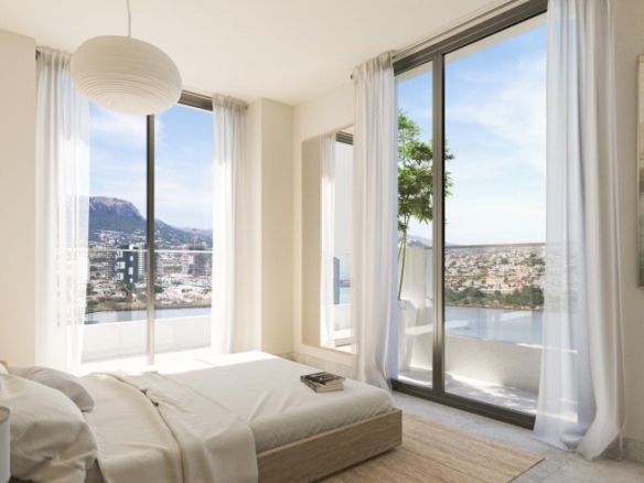 Ático en venta obra nueva con piscina y garaje en Calpe