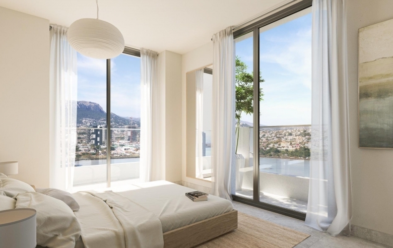 Ático en venta obra nueva con piscina y garaje en Calpe