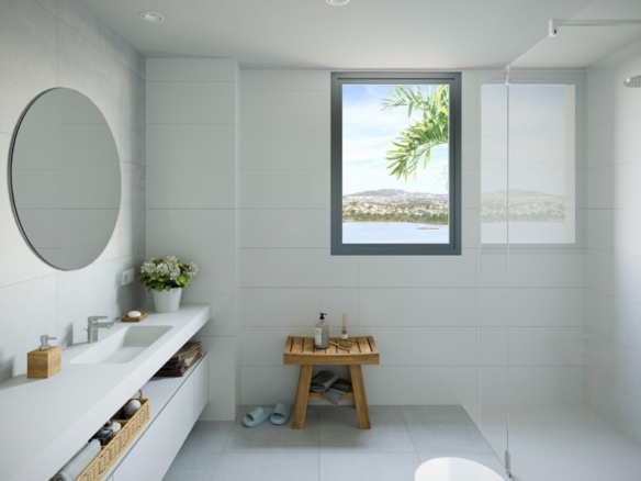 Ático en venta obra nueva con piscina y garaje en Calpe