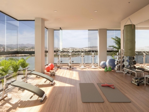 Ático en venta obra nueva con piscina y garaje en Calpe