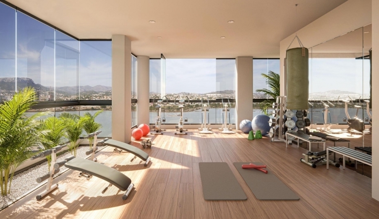 Ático en venta obra nueva con piscina y garaje en Calpe