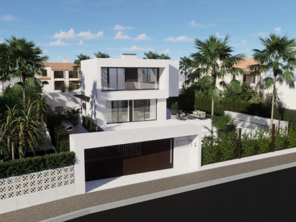 Villa de lujo obra nueva en venta en La Zenia Orihuela