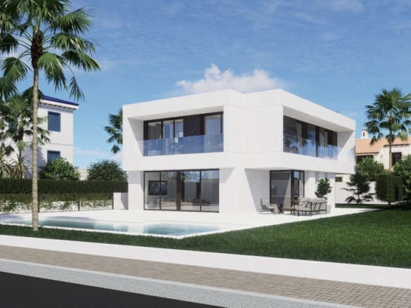 Villa de lujo obra nueva en venta en La Zenia Orihuela