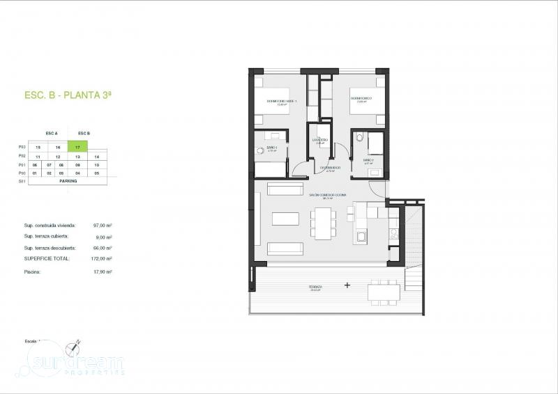 g_40994-16-20 Ático en venta obra nueva en Golf Las Colinas Orihuela
