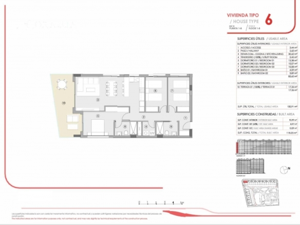 Piso en venta 3 habitaciones en Punta Prima Torrevieja