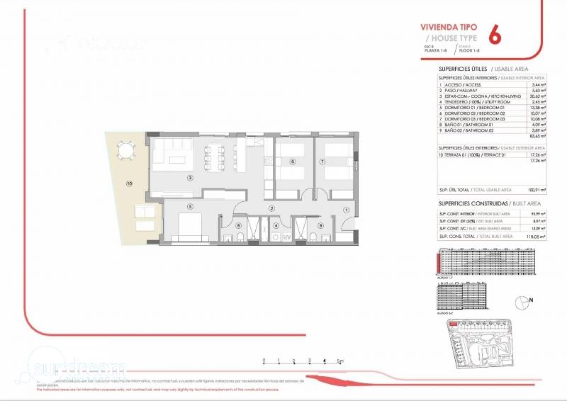 g_41113-18-17 Piso en venta 3 habitaciones en Punta Prima Torrevieja