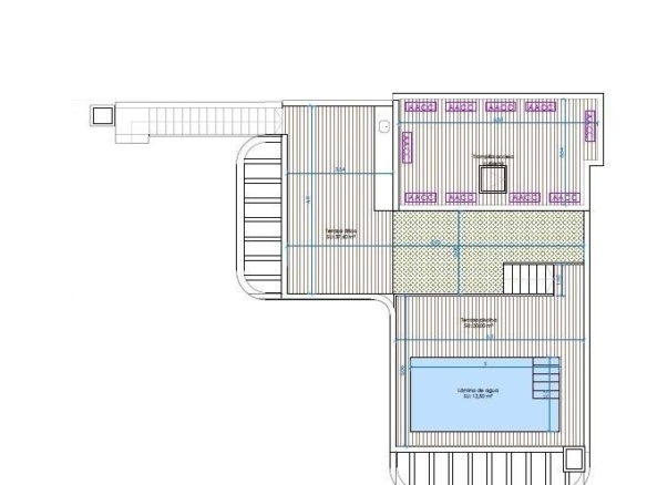 Ático en venta obra nueva con piscina en Guardamar