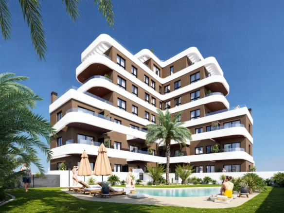 Ático en venta obra nueva con piscina en Guardamar
