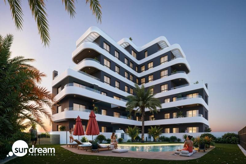 Ático en venta obra nueva con piscina en Guardamar