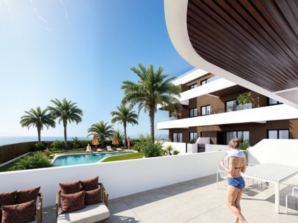 Ático en venta obra nueva con piscina en Guardamar