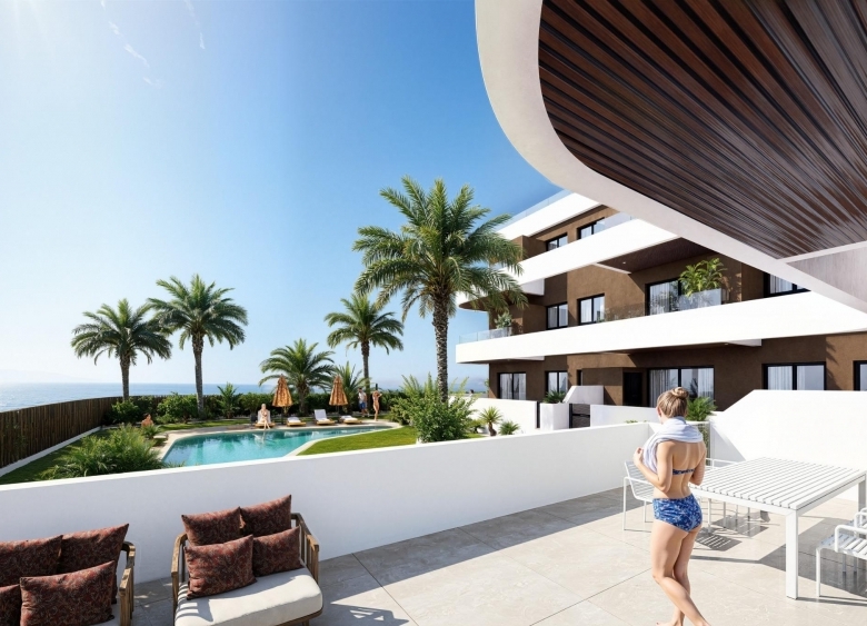 Ático en venta obra nueva con piscina en Guardamar