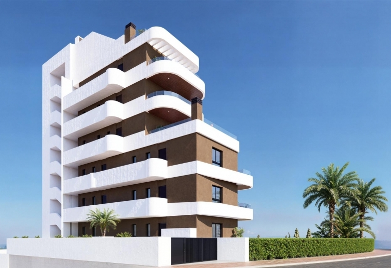 Ático en venta obra nueva con piscina en Guardamar