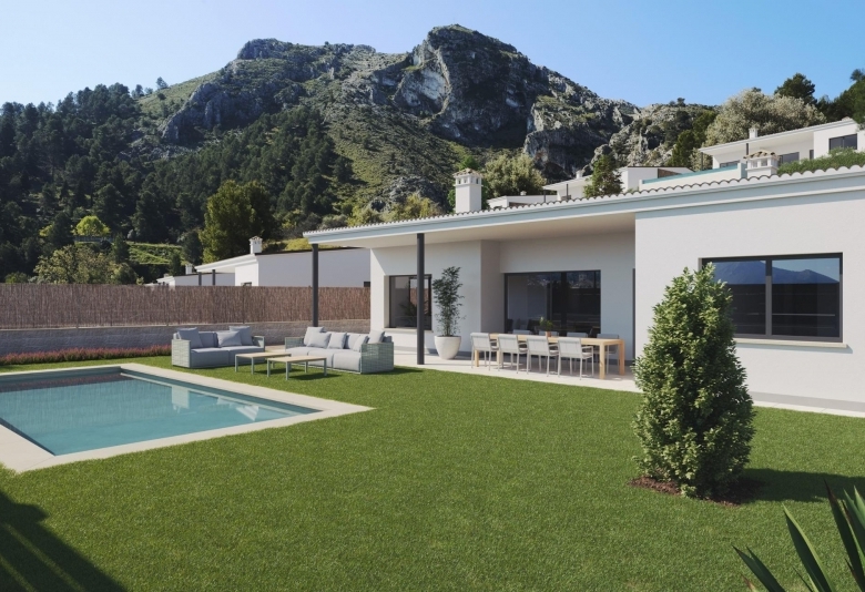 Villa en venta obra nueva en Peñáguila Alicante