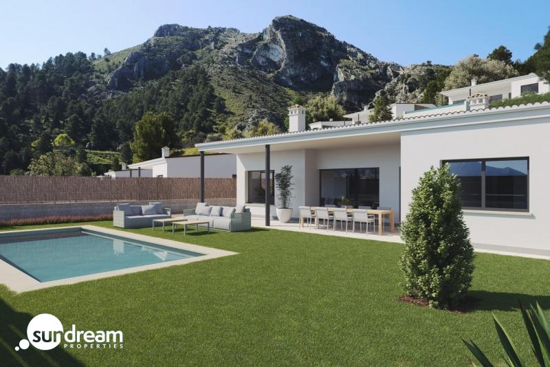 Villa en venta obra nueva en Peñáguila Alicante