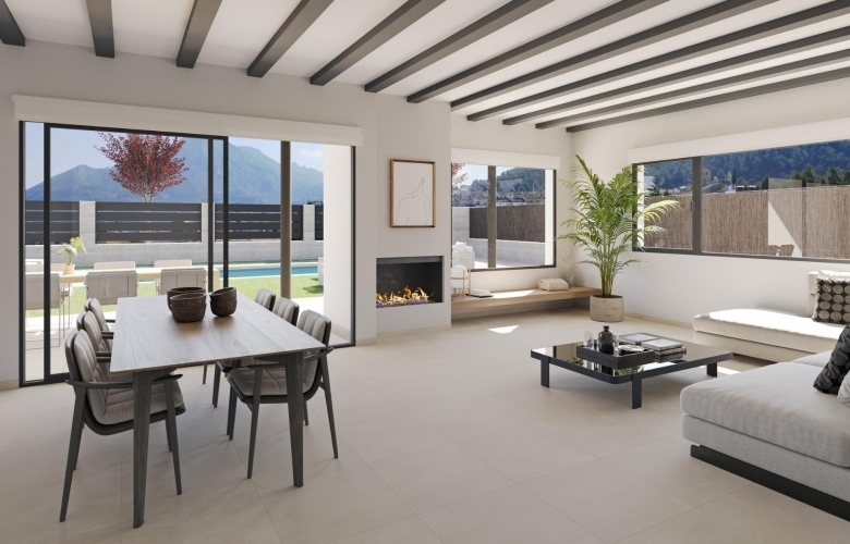 Villa en venta obra nueva en Peñáguila Alicante