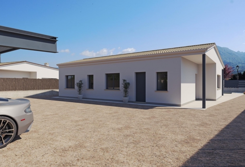 Villa en venta obra nueva en Peñáguila Alicante