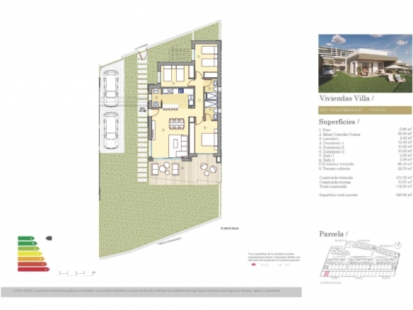 Chalet de una planta con 3 dormitorios en complejo residencial a la venta en Mutxamel(Alicante)