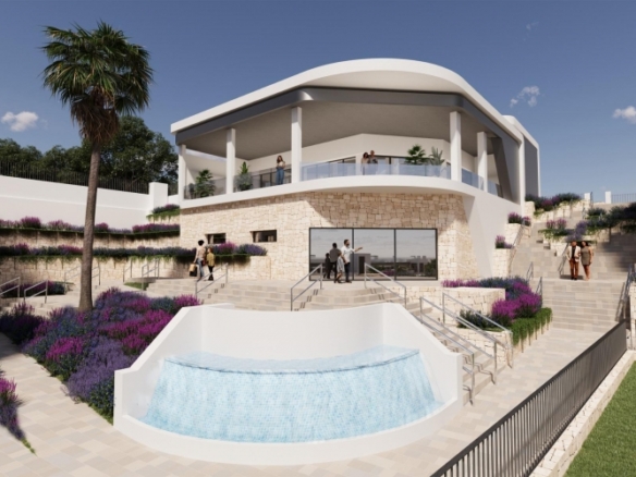 Chalet de una planta con 3 dormitorios en complejo residencial a la venta en Mutxamel(Alicante)