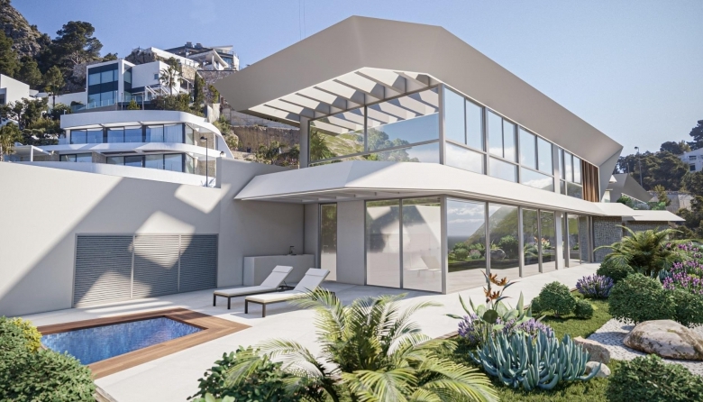 Villa de lujo en venta obra nueva en Mascarat Calpe