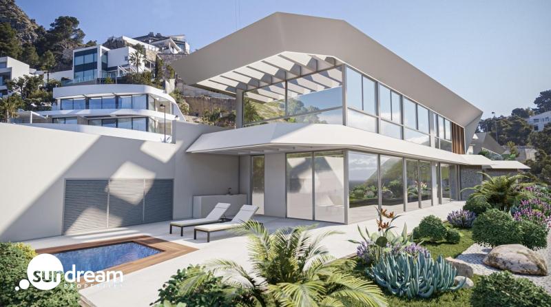 g_41498-6-1 Villa de lujo en venta obra nueva en Mascarat Calpe