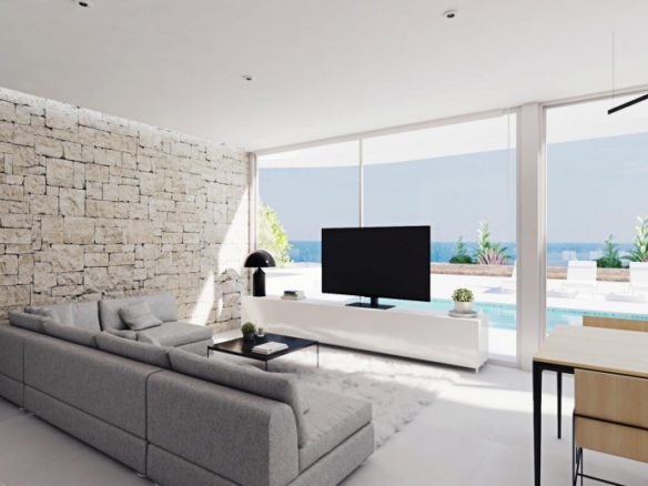 Villa de lujo en venta obra nueva en Mascarat Calpe