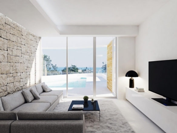 Villa de lujo en venta obra nueva en Mascarat Calpe