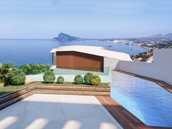 Ático en venta obra nueva con piscina Mascarat Calpe