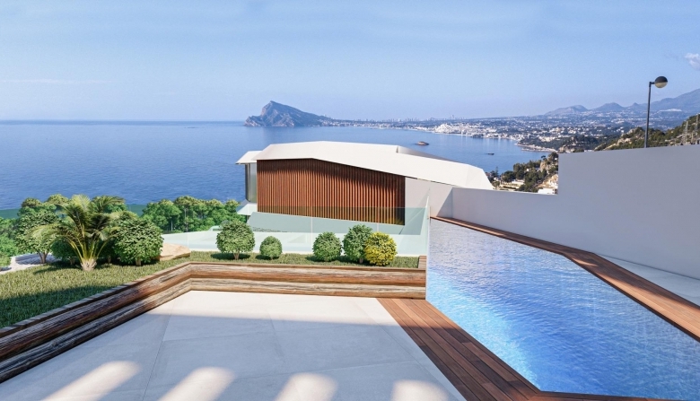 Ático en venta obra nueva con piscina Mascarat Calpe