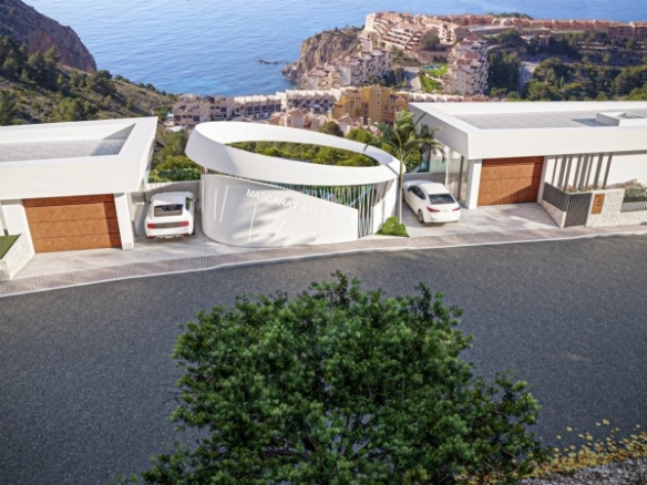 Ático en venta obra nueva con piscina Mascarat Calpe