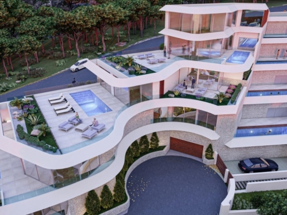 Ático en venta obra nueva con piscina Mascarat Calpe