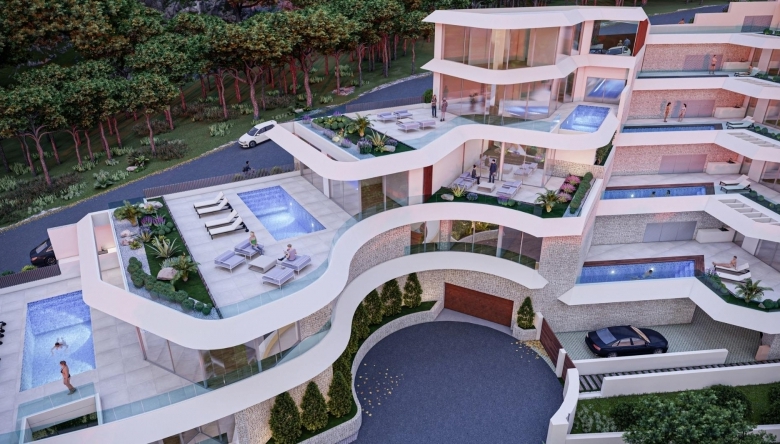 Ático en venta obra nueva con piscina Mascarat Calpe