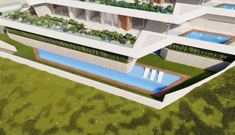 Ático en venta obra nueva con piscina Mascarat Calpe