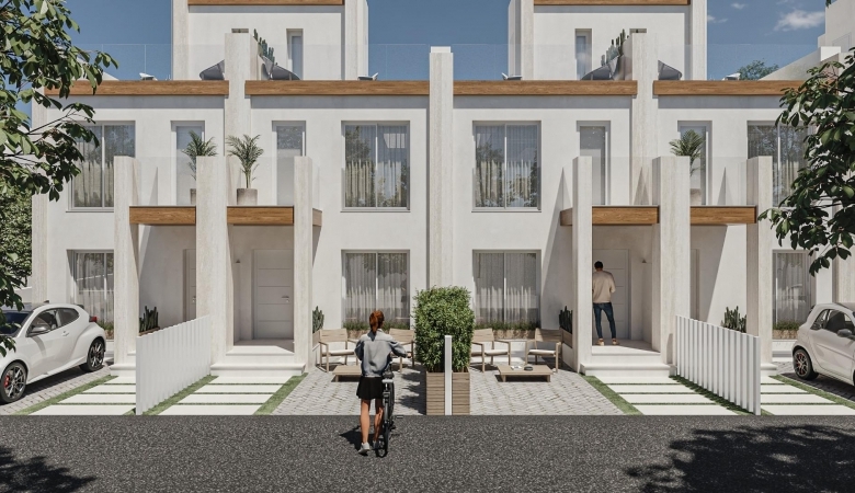 Pareado en venta moderno con piscina Gran Alacant