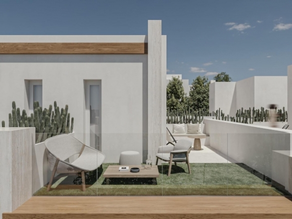 Pareado en venta moderno con piscina Gran Alacant