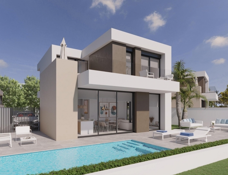 Villa en venta obra nueva en Roda Golf San Javier