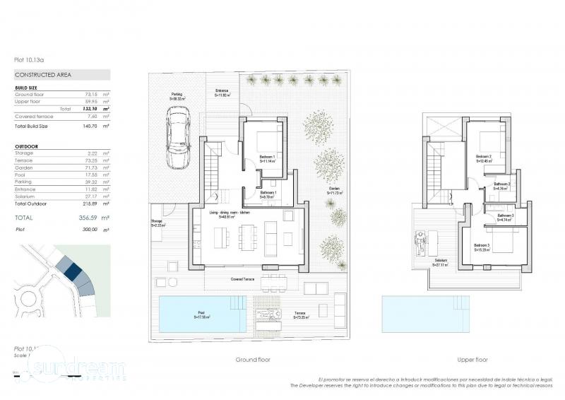 Villa en venta obra nueva en Roda Golf San Javier