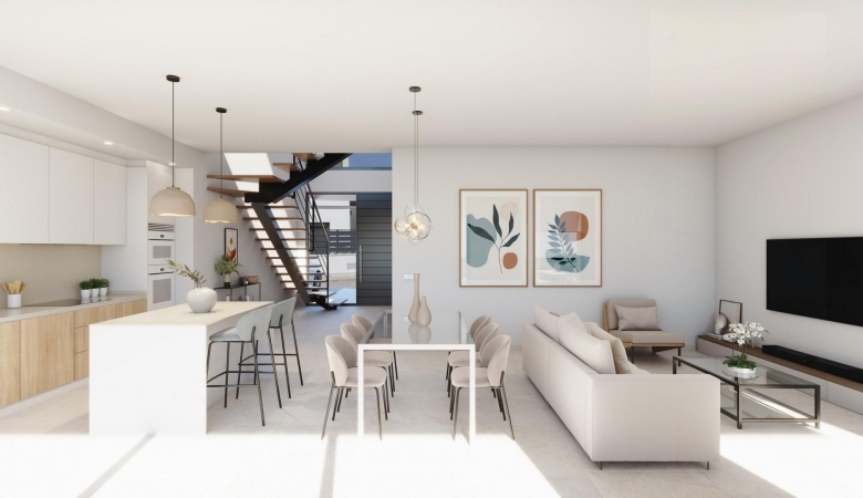 Villa en venta obra nueva en Roda Golf San Javier