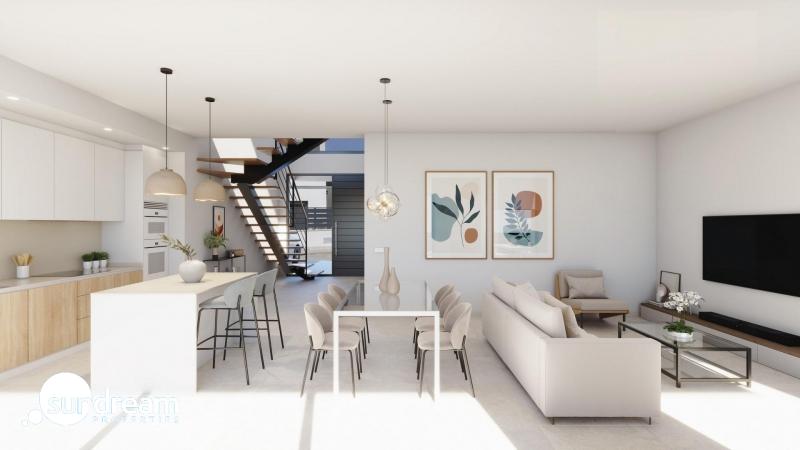 Villa en venta obra nueva en Roda Golf San Javier