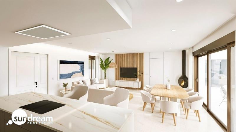 Villa mediterránea de 3 dormitorios con piscina privada de nueva construcción en San Pedro del Pinatar